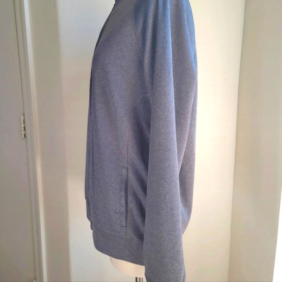 All Sport Full Zip Jacket Lightweight Womens Size Medium Gray Inside Pockets - Picture 4 of 9
